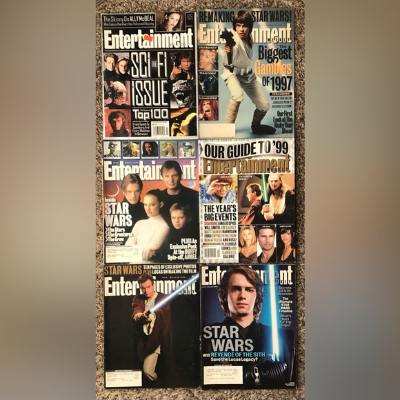 Star Wars Ephemera / Entertainment Weekly / 6 Issues - Picture 1 of 7